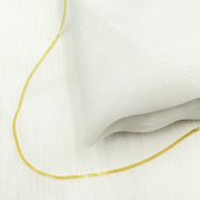 14K Solid Gold Wheat Chain